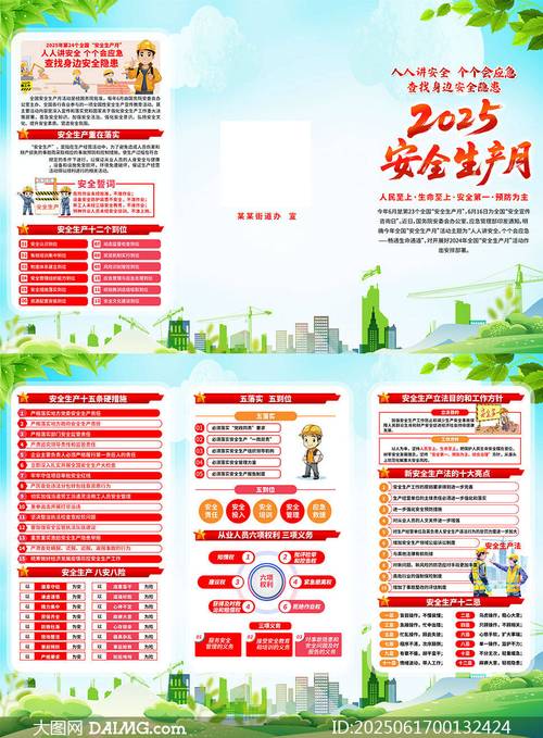 2025安全月宣传资料