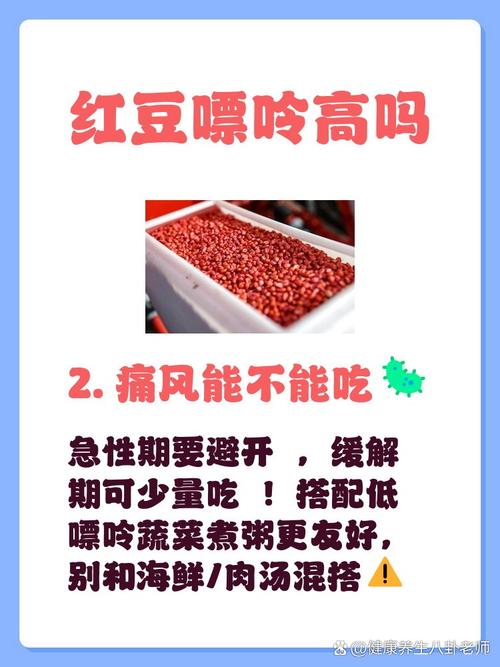 痛风病人可以吃红豆吗