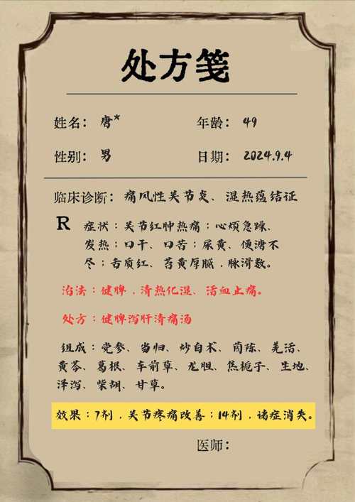 痛风中医辨病辨证依据