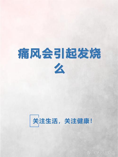 痛风发作会什么会低烧