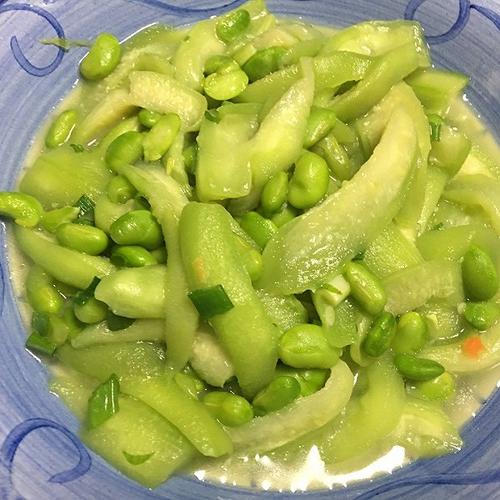 痛风可以吃丝瓜毛豆吗