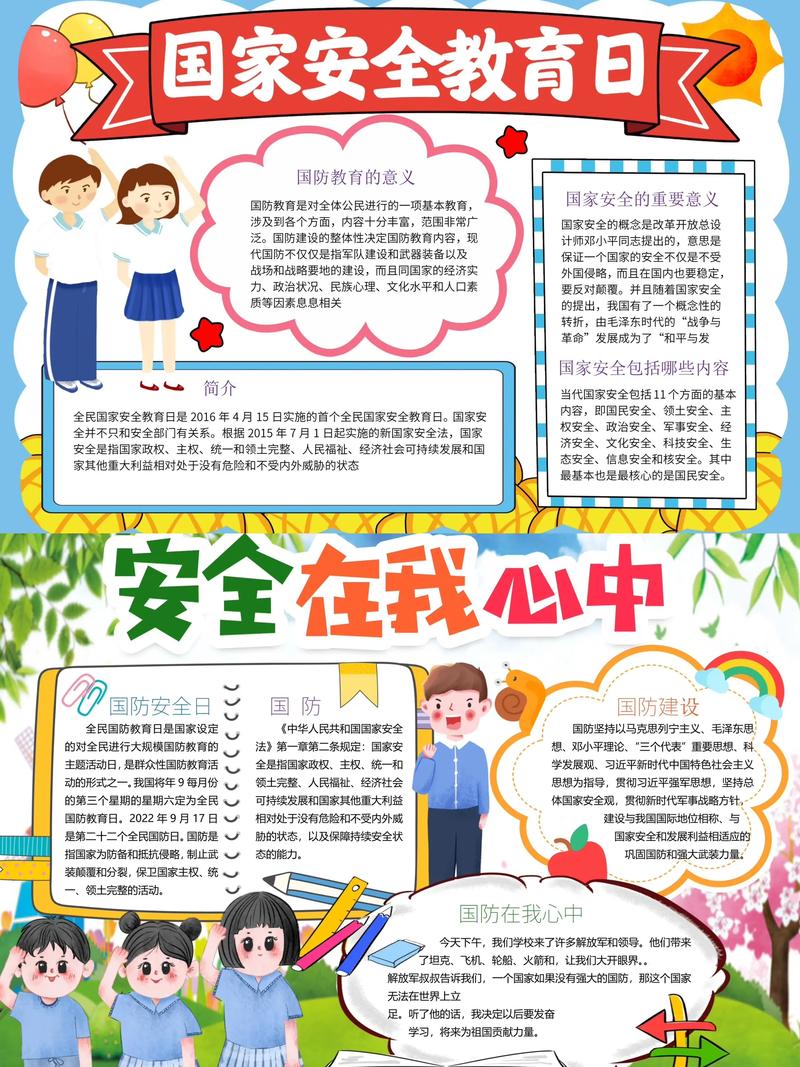 关于安全教育月手抄报