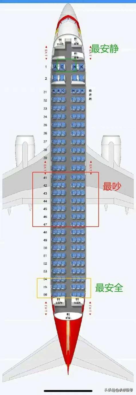 飞机那个位置最安全的