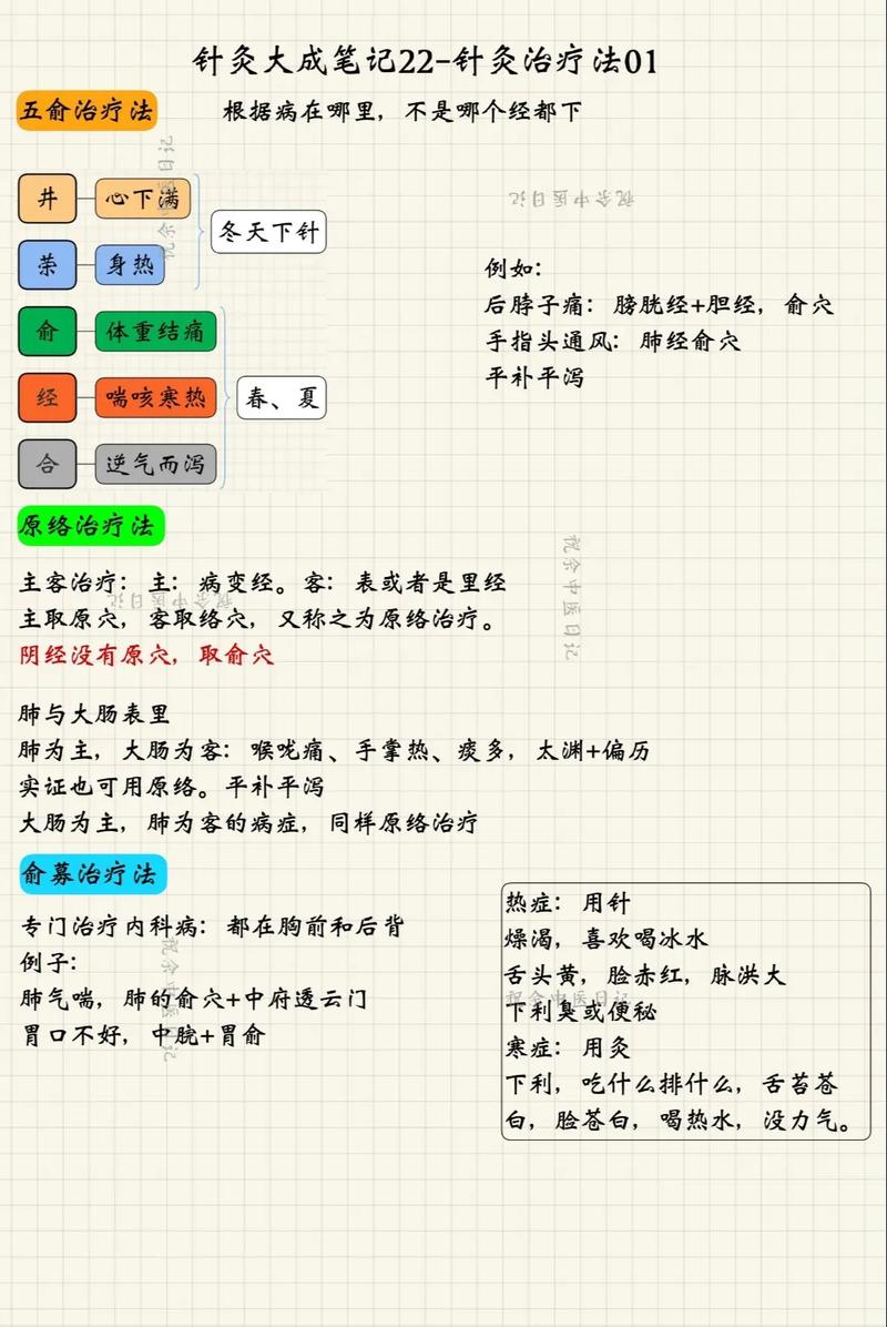中医执业医师针灸重点