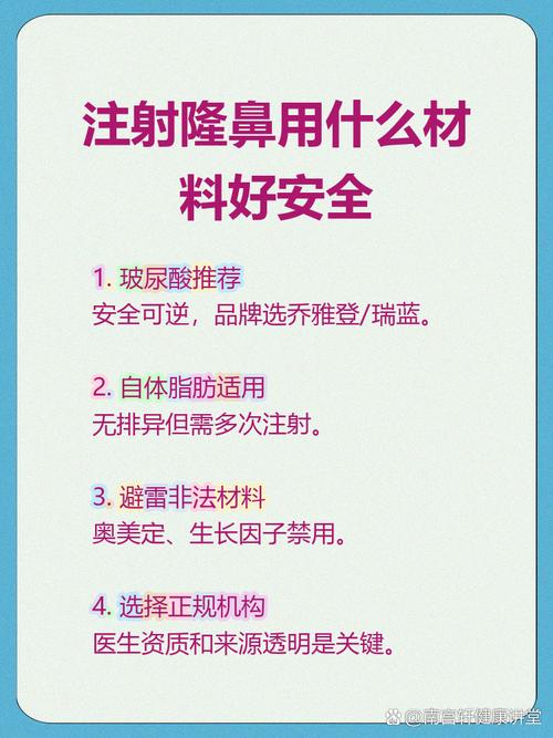 注射隆鼻哪种材料安全
