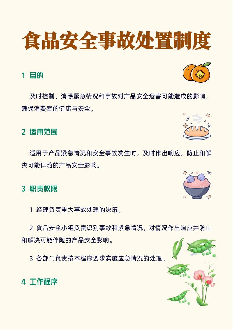 食品安全应急操作手册