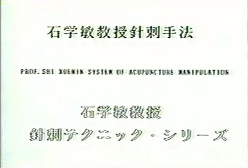 石学敏针灸学视频全集