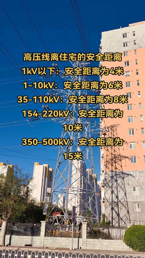 高压线对住宅安全距离