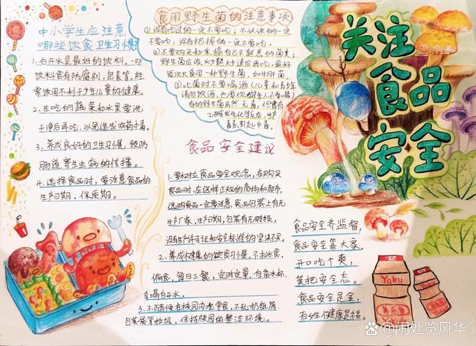 饮食安全手抄报的内容