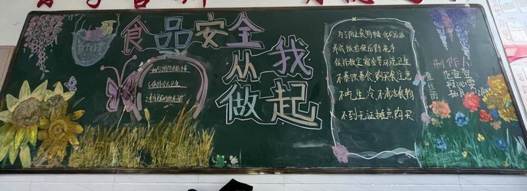 食品与安全黑板报内容
