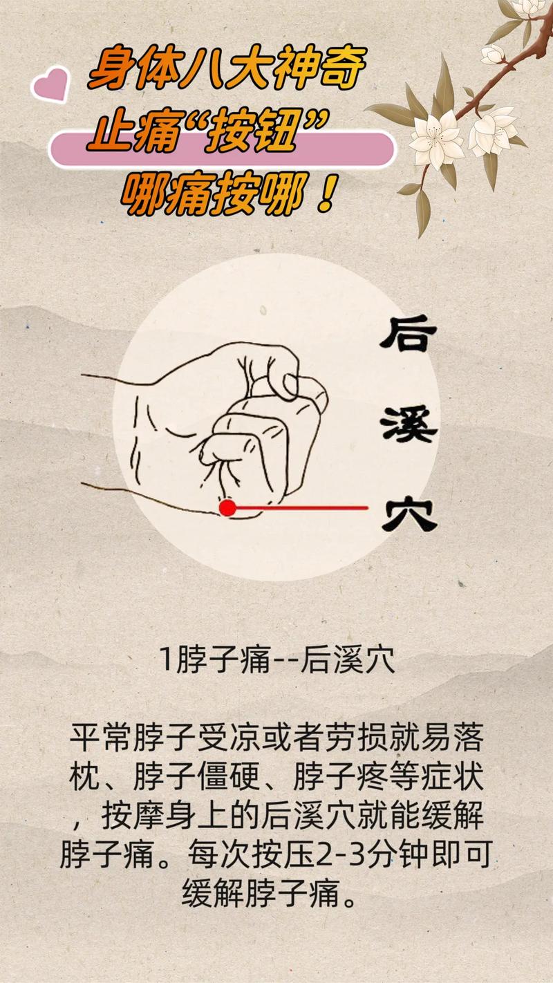 后溪的针灸定位和主治