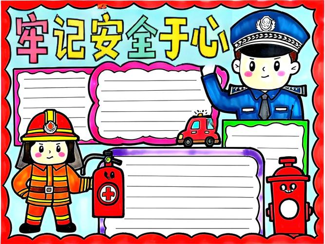 安全手抄报图片幼儿园