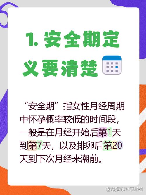 安全期是月经什么时候