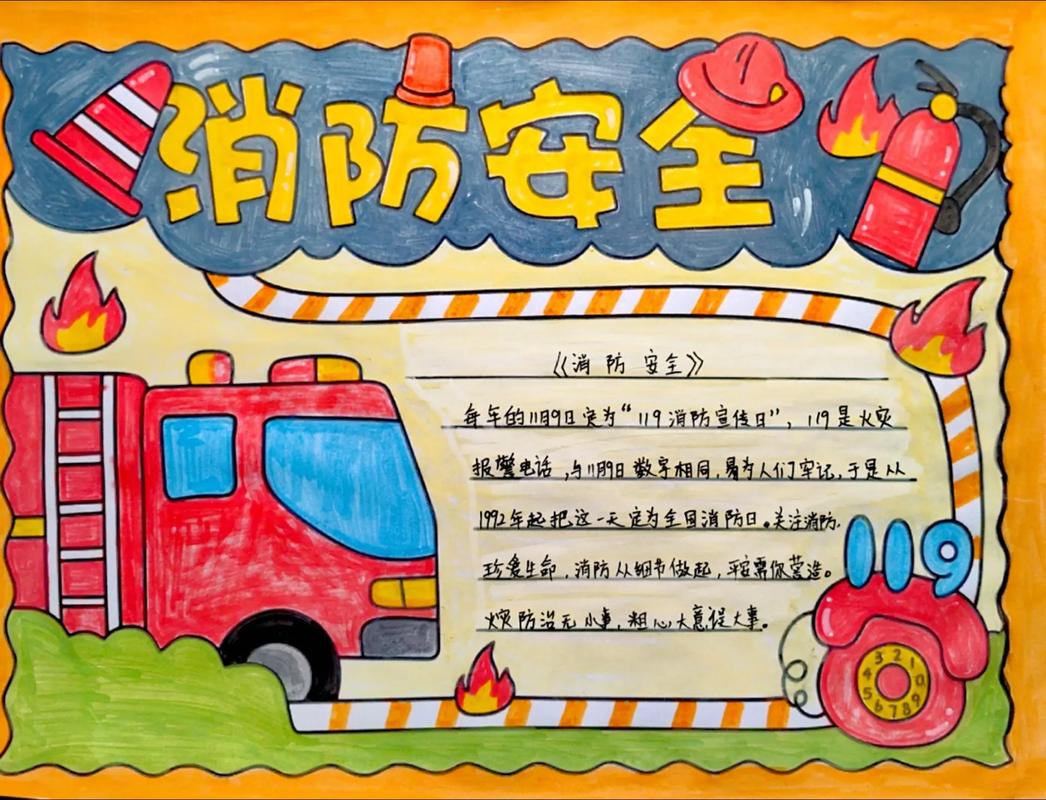 消防安全手抄报手抄报