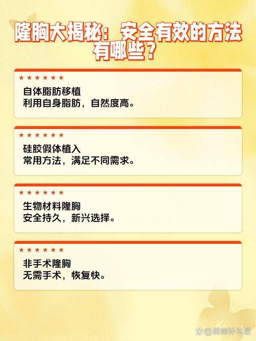 哪一种隆胸方法最安全