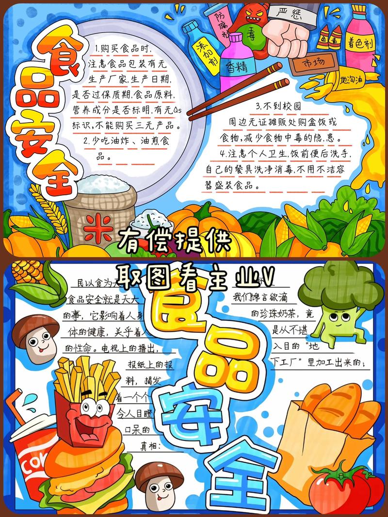 食品安全的手抄报资料