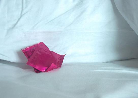 酒店客人留下的安全套