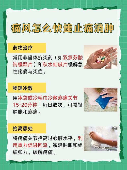 膝盖痛风如何快速消肿