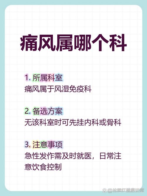 痛风应该去医院哪个科