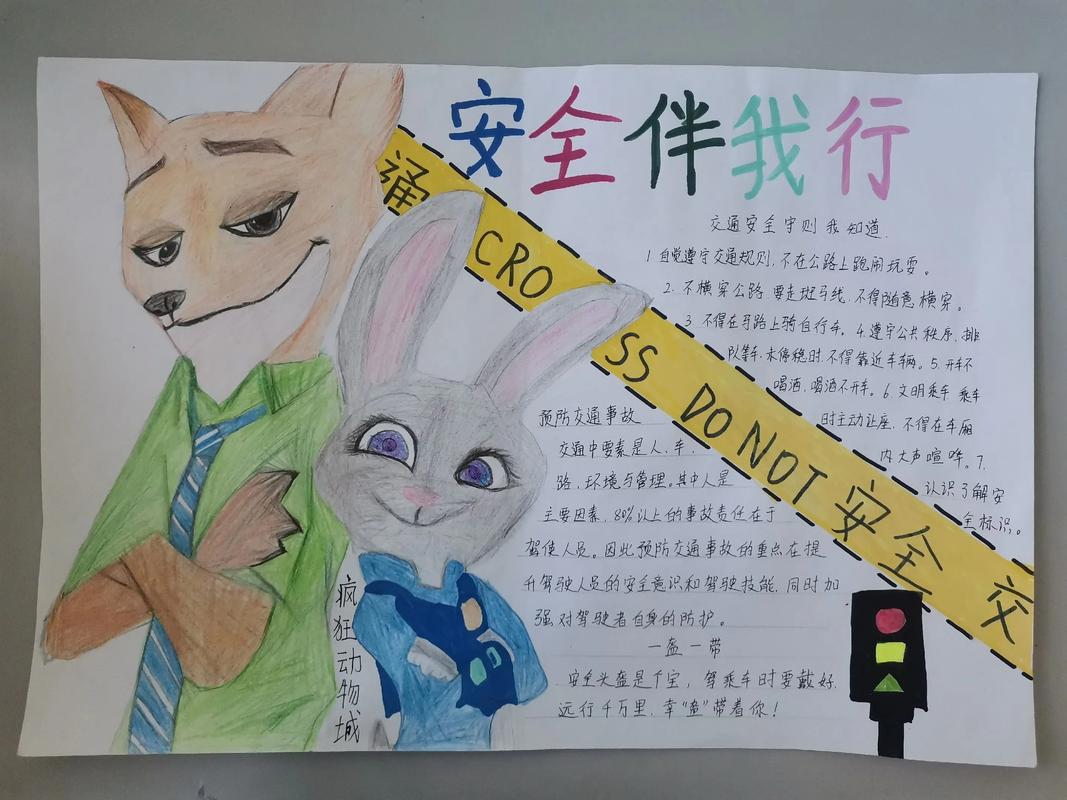 手抄交通安全注意事项