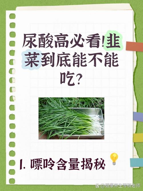 痛风病人可以吃韭菜吗