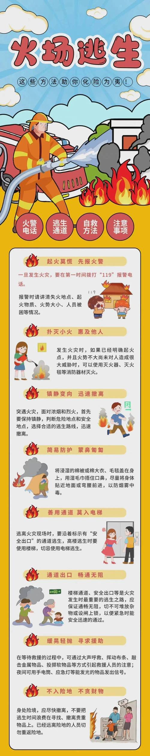 幼儿防火安全教育内容