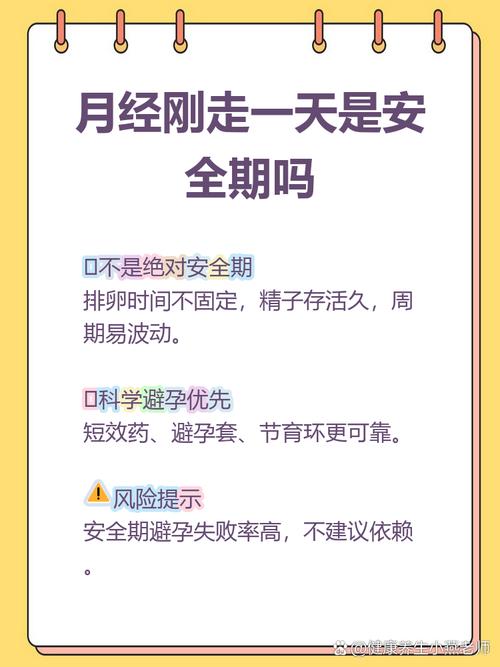 月经刚走是绝对安全吗