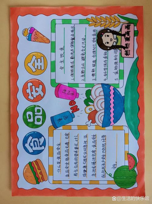 食品安全宣传手 抄报