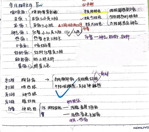 针灸学期末考试重点