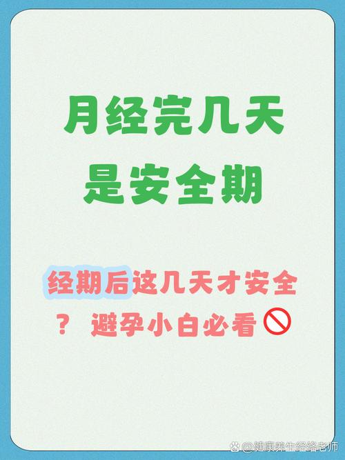女人经后多少天安全期