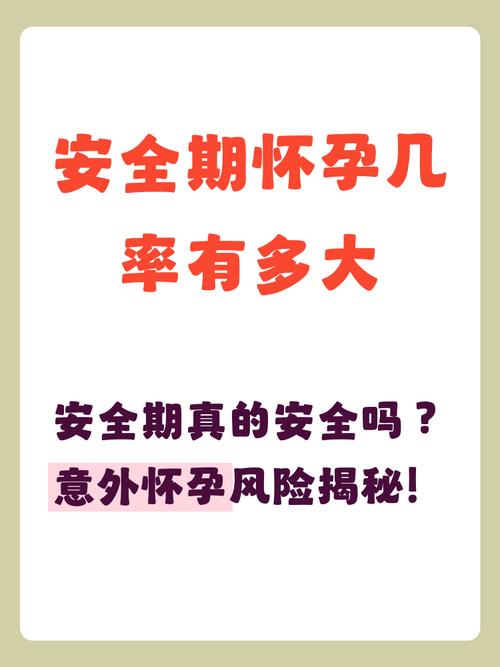 安全期怀孕机率有多大