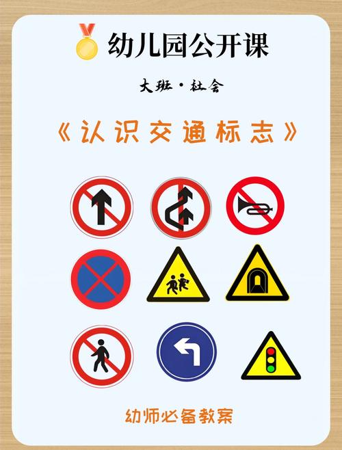 幼儿常见安全标识图片