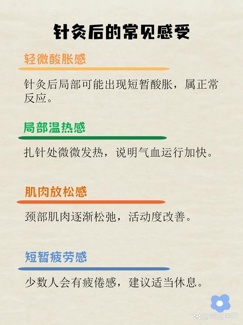 针灸后会有什么反应