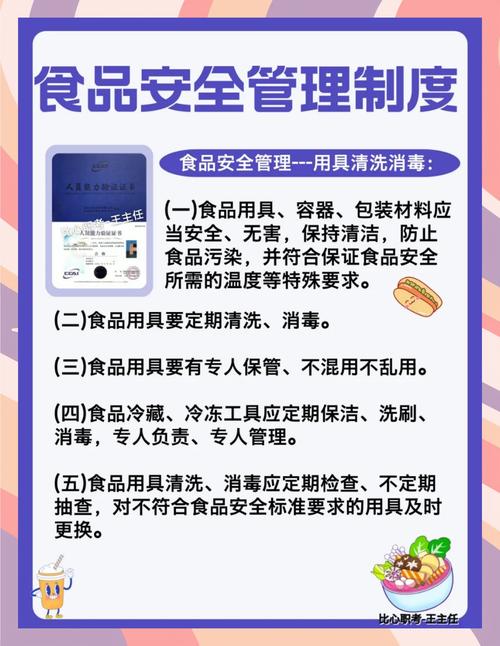 卫生食品安全管理制度