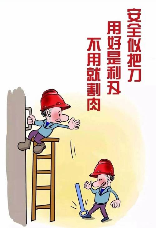 安全漫画图片大全简单