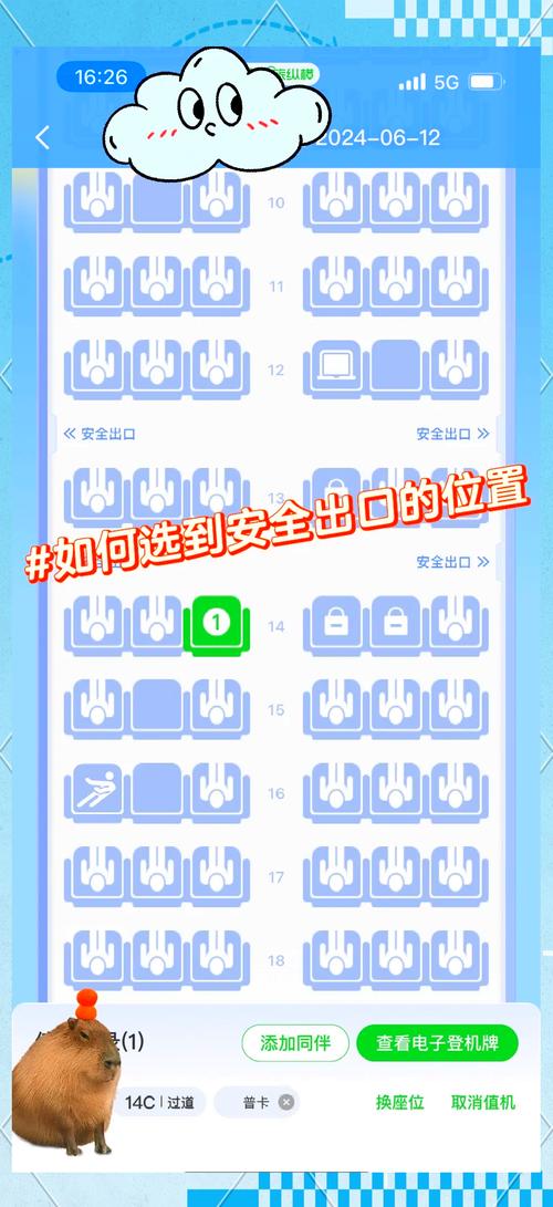 飞机安全门的位置好吗